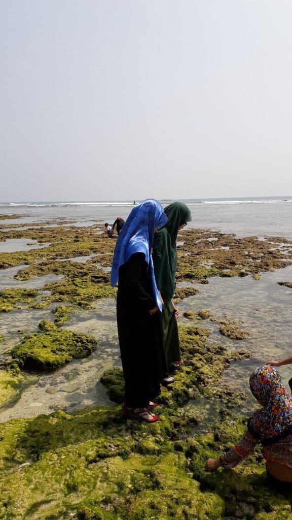 Dokumen pribadi di pantai Labuhan Jukung, Lampung