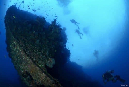 Bangkai Kapal USAT Liberty/ Foto : Bali Scuba