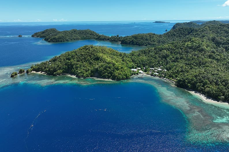 Perairan Kampung Bulo, Pulau Sangihe